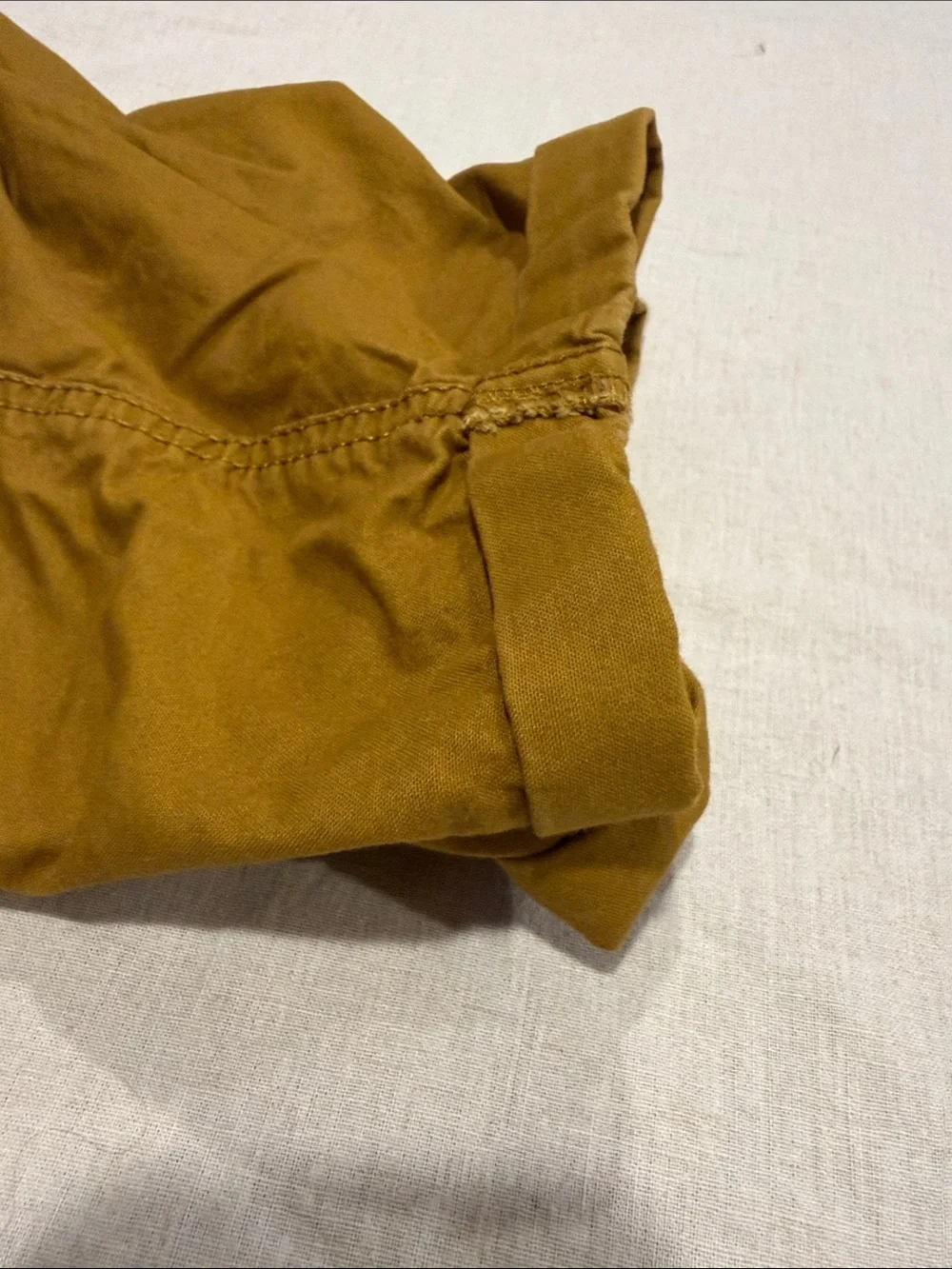 OshKosh B'gosh Mustard Drawstring Cuffed Shorts boys size 8